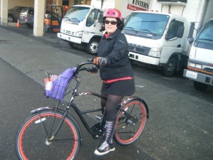 Yes I actually do ride, in any weather in any clothes!
